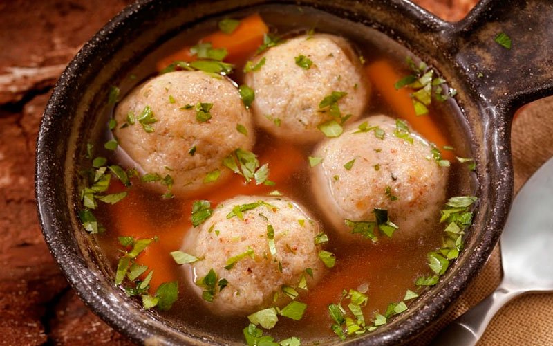 receta de sopa de matza ball soup