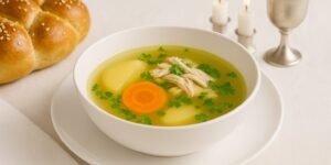 Sopa de Pollo para Shabat – El Sabor del Hogar Judío